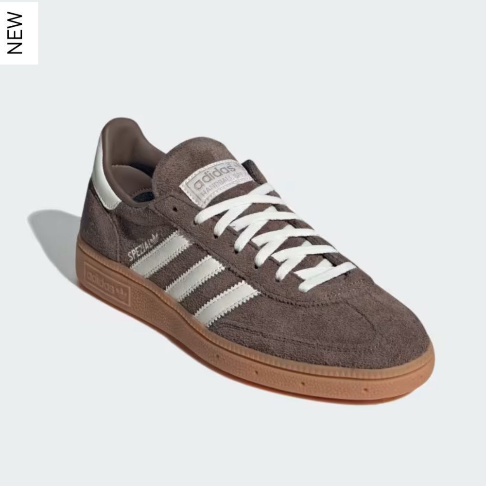 NWT Adidas Handball Spezial Sneakers Earth Strata Off White Gum Sz Women 6.5 - Picture 2 of 15